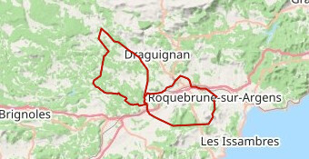 Vidauban-tourtour-col de Gratteloup 145 kms 1816m