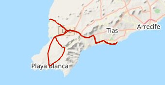 Playa Blanca > El Golfo 8km D+ 1000 m