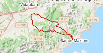 Vidaudan - La Garde-Freinet (variante)