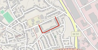 BOUCLE ZONE DEPART ARRIVEE 1ER BOUCL  FOULEES 2024