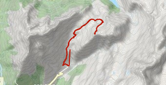 côte Belle 2367 depuis vaugany la villette