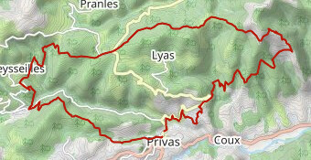 au départ de privas