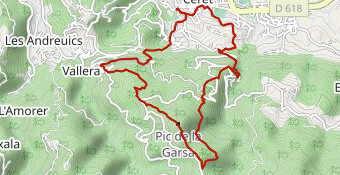 Le Pic des Garces au dessus de Céret.