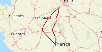 Sur les traces de Bordeaux Paris 580 km