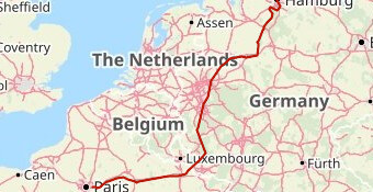 Superbrevet Paris->Hamburg, final