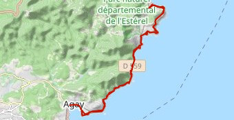 Agay A/R - Route