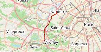 Nanterre Les Lumières > Versailles ch du Janicule