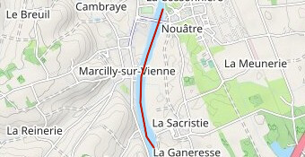 Parcours officiel natation triathlon nouatre Dista