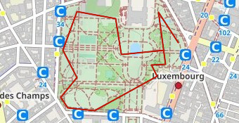 Paris (75006), 2,6 km. Jardin du Luxembourg