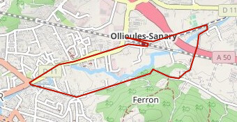 Gare Ollioulles Chapelle Pépiole Six Fours