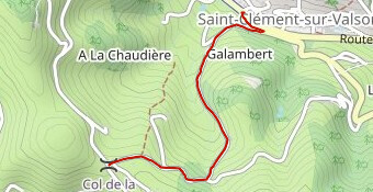 598 m - Col de la Croix Paquet