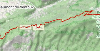 1910 m - Mont Ventoux par Malaucène