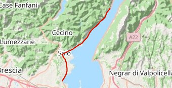 Padenghe-Str. della Forra-Tremosine