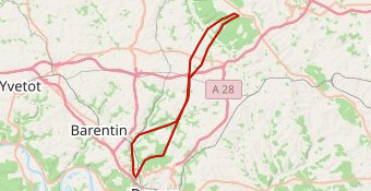 Parcours n° 76 - 90 km