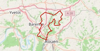 Parcours n° 68 distance 95 km