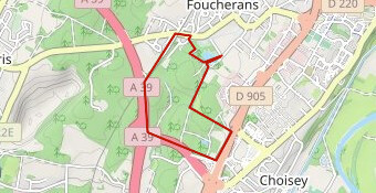 étang de Foucherans autoroute