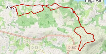 Montée du menez hom