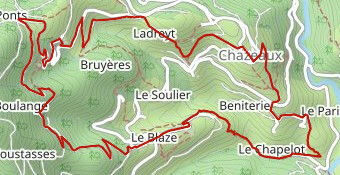 33. Autour de Chazeaux L'Ardèche à pied