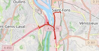 Belle-Etoile -> Gare  St-Fons ou Rond Point des MÃ