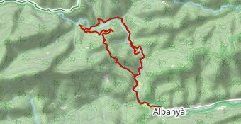 Gorges de la Muga depuis Albanya