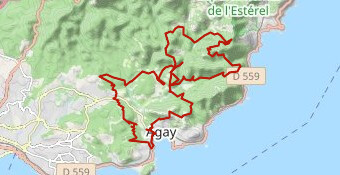 tour esterel niveau rouge