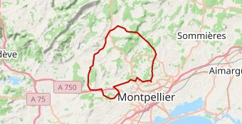 Montpellier 5 - vallonné au Nord