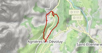 La combe de l'eau par la forêt de Malmort