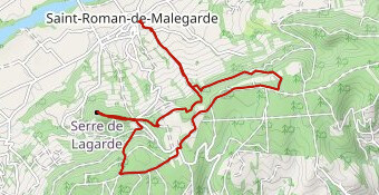 Saint-Roman-de-Malgarde, tour par le Serre de la G