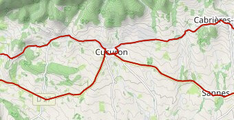 parcours facile Lourmarin