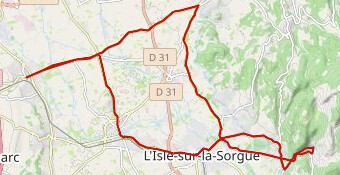 al et retour Fontaine de Vaucluse