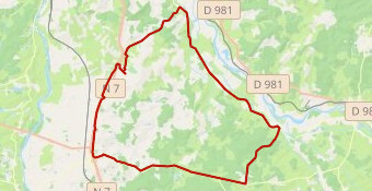 Parcours 60 kms sur belles routes roulantes