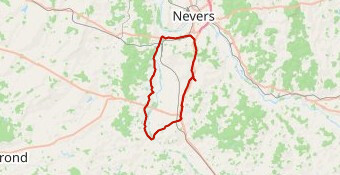 Parcours 63 kms Direction Sud 