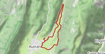 Autrans Groupe du jeudi 12 km D+260 m