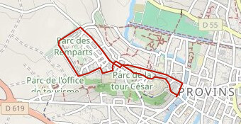 Parcours J5 variante visite Provins