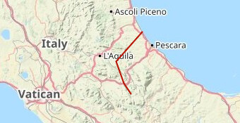 Scanno - Silvi Finish Race across Italy