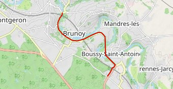 piste cyclable le long du CD94