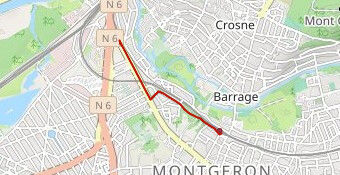 de gare de Montgeron à Bioviveo M