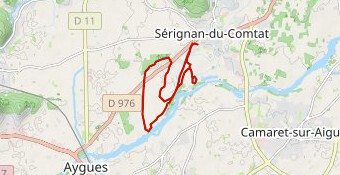 tour de serignan  l etang des bosquets modifié