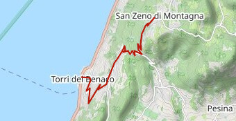 San Zeno di Montagna da Torri (via Albisano)