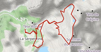Le lac d'Allos et le circuit des lacs