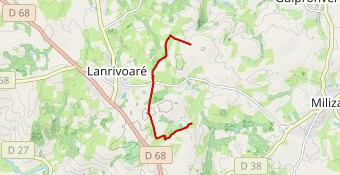 variante trail circuit Tréouergat-Lanrivoaré