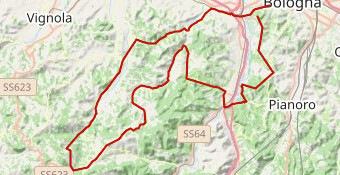 percorso  dieci colli 2016 corto arrivo san luca