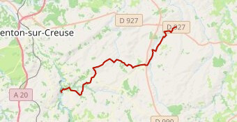 GR654 Neuvy Saint Sépulche - Gargilesse