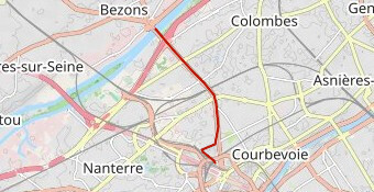 B11 pont de Bezons => la Défense