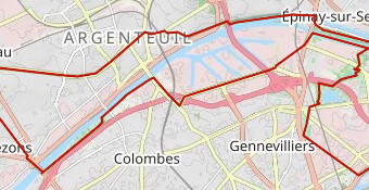 Vers l'île de la Garenne