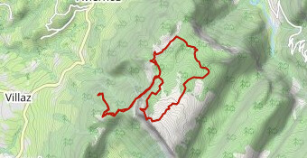 Parmelan par le Petit Montoir et plateau par les l