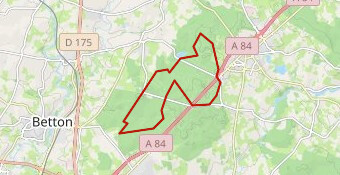boucle 20km foret de rennes
