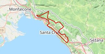 percorso MTB randonnee della Giulia 2024