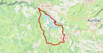 Lac du barrage de st étienne de cantales