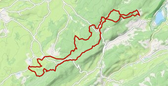 Parcours VTT 41 Km 2024 - Fiouves et Fruitières